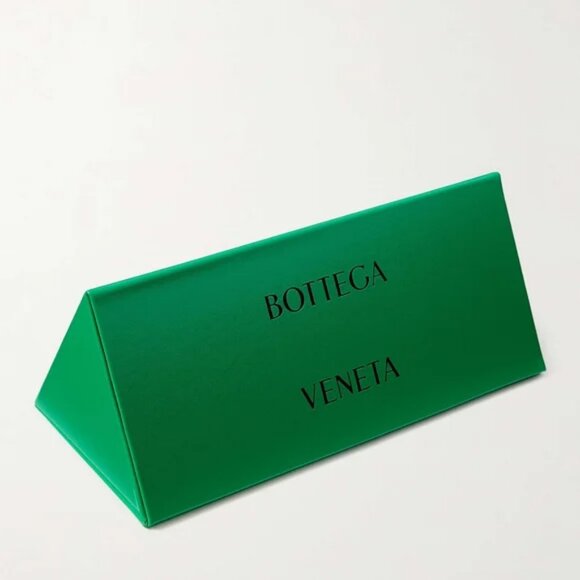NEW BOTTEGA VENETA SUNGLASSES BV1069S 001 UNISEX GOLD GEOMETRIC EYEWEAR main image 5